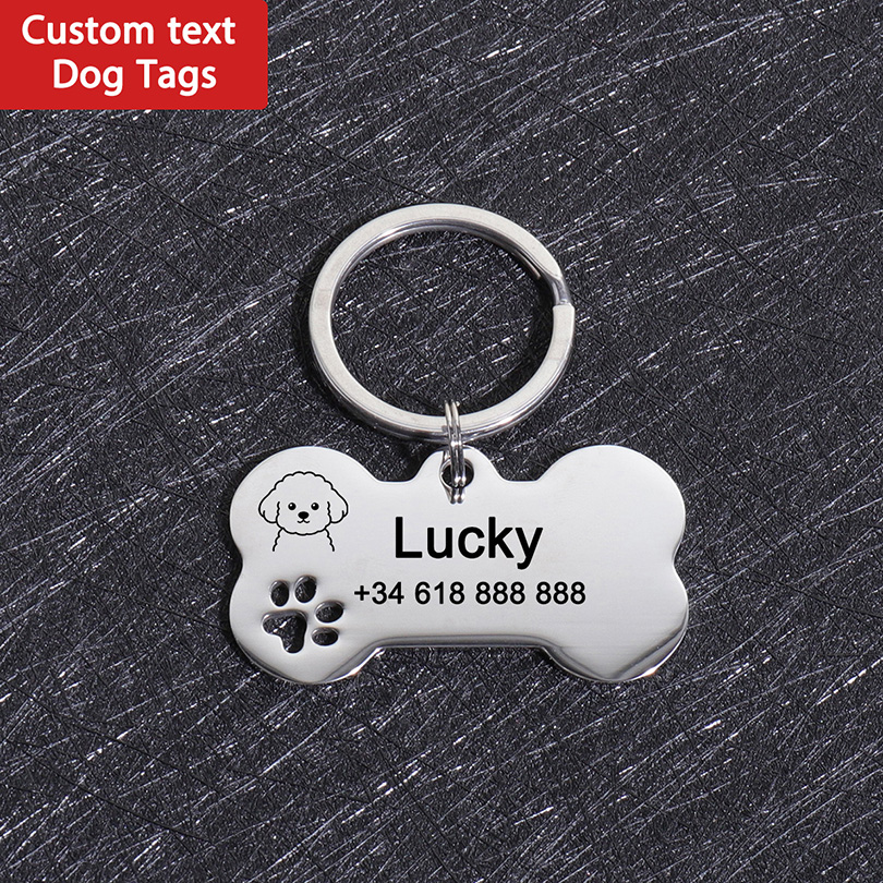 Pet Portrait Custom - Placas de Identificación Personalizadas para Perros