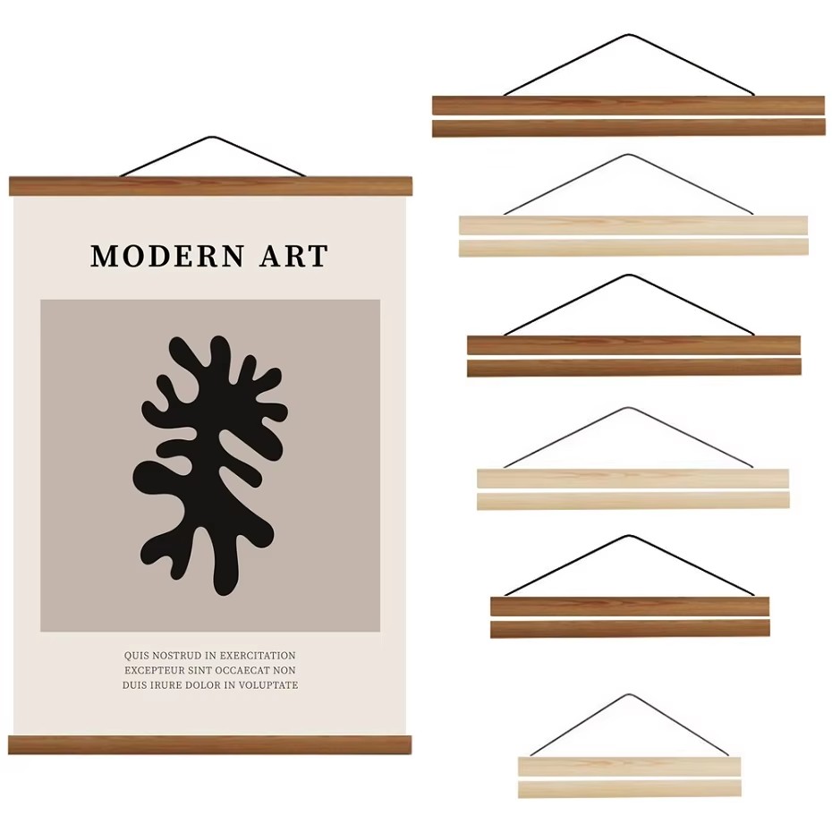 7 colores 30 40 50cm colgador  - Engraved Wood Frame reseña y precio