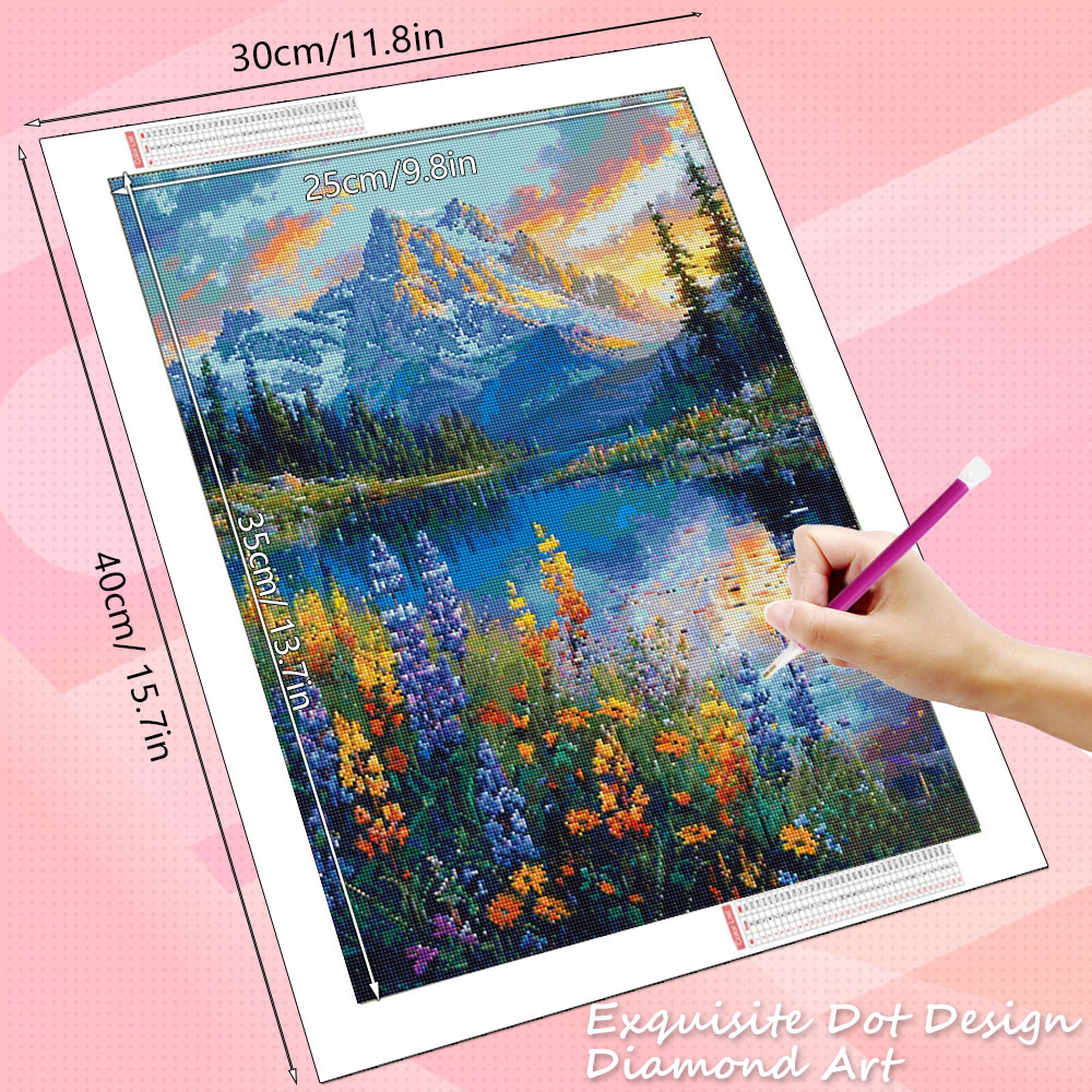 HUACAN Mosaico de Diamantes 5D - Photo Mosaic Print reseña y precio